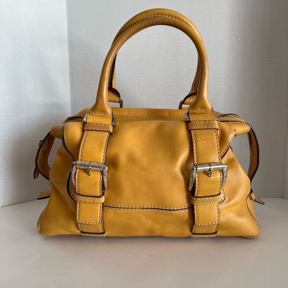MICHAEL MICHAEL KORS Leather Double Handle Handbag Satchel - Picture 1 of 15